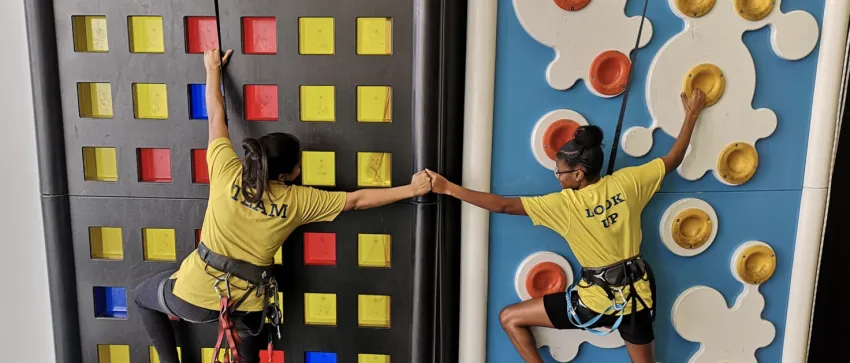 Social climbing