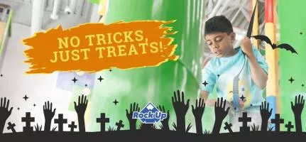 Indoor Climbing for Halloween