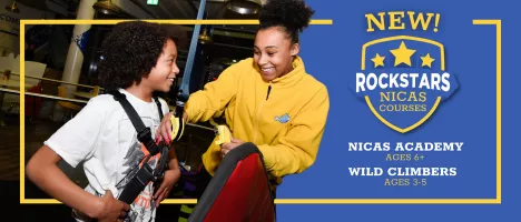 Try a NICAS Climbing Course for FREE!